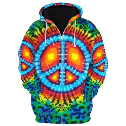 HIPPIE DBA-1503-HP-04 Premium Microfleece Zip Hoodie