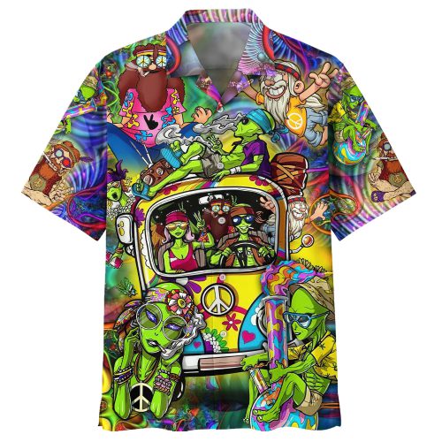 HIPPIE DBA-HP-13 Premium Hawaiian Shirt