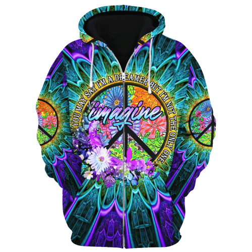 HIPPIE HBL-HP-21 Premium Microfleece Zip Hoodie