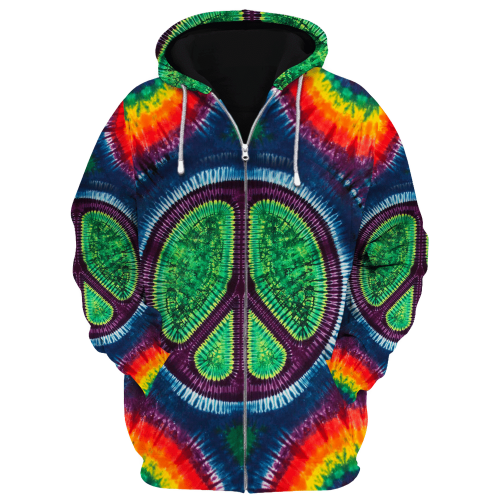 HIPPIE HBLTHI84 Premium Microfleece Zip Hoodie