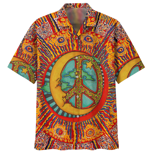 HIPPIE DBA-1503-HP-02 Premium Hawaiian Shirt HIPPIE DBA-1503-HP-02 Premium Hawaiian Shirt
