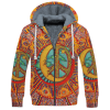 HIPPIE DBA-1503-HP-03 Premium Heavy Fleece Zip Hoodie