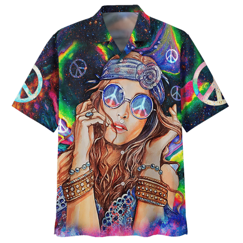 HIPPIE DBA-1103-HP-07 Premium Hawaiian Shirt HIPPIE DBA-1103-HP-07 Premium Hawaiian Shirt