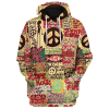 HIPPIE DBA-1503-HP-01 Premium Microfleece Hoodie HIPPIE DBA-1503-HP-01 Premium Microfleece Hoodie
