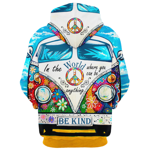 HIPPIE DBA-1103-HP-01 Premium Microfleece Hoodie