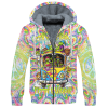 HIPPIE HBL-HP-14 Premium Heavy Fleece Zip Hoodie
