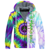 HIPPIE DBA-1103-HP-03 Premium Heavy Fleece Zip Hoodie