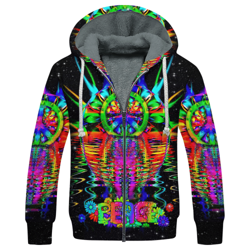 HIPPIE HBLTHI76 Premium Heavy Fleece Zip Hoodie