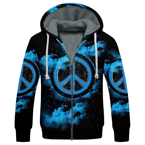 HIPPIE NV-HIPPIE-08 Premium Heavy Fleece Zip Hoodie