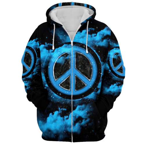 HIPPIE HBLTHI75 Premium Microfleece Zip Hoodie