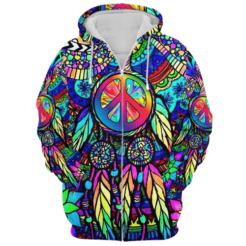 HIPPIE TTHI176 Premium Microfleece Zip Hoodie