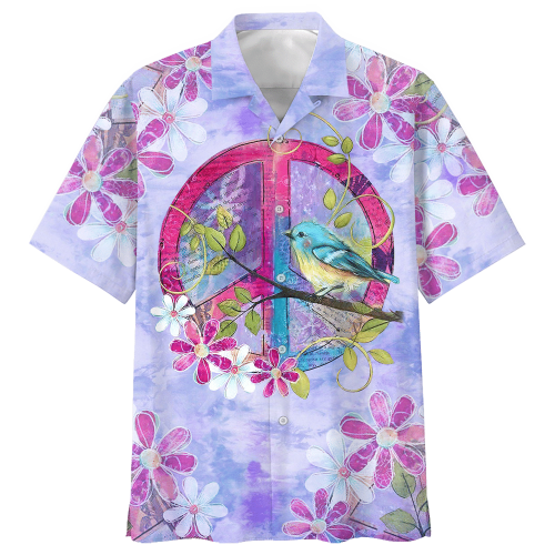 HIPPIE TTHI167 Premium Hawaiian Shirt HIPPIE NV-HIPPIE-10 Premium Hawaiian Shirt