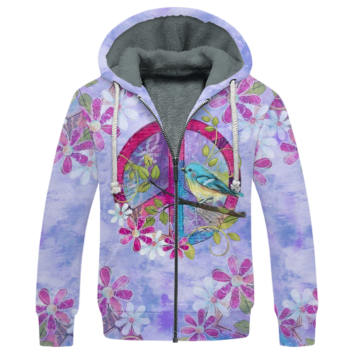 HIPPIE TTHI195 Premium Heavy Fleece Zip Hoodie