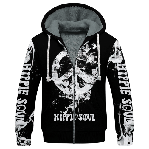 HIPPIE HBLTHI76 Premium Heavy Fleece Zip Hoodie