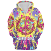 HIPPIE NV-HIPPIE-13 Premium Microfleece Zip Hoodie