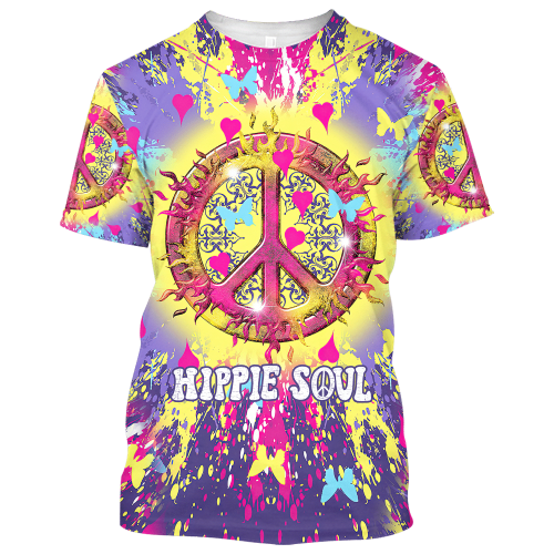 HIPPIE DBA-1503-HP-04 Premium T-Shirt HIPPIE NV-HIPPIE-12 Premium T-Shirt