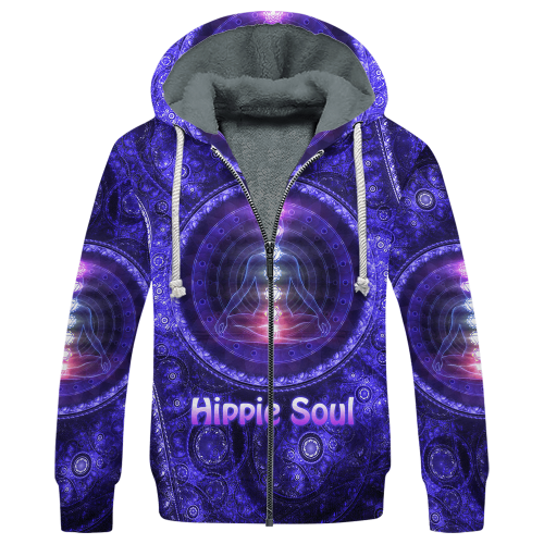 HIPPIE HBLTHI84 Premium Heavy Fleece Zip Hoodie