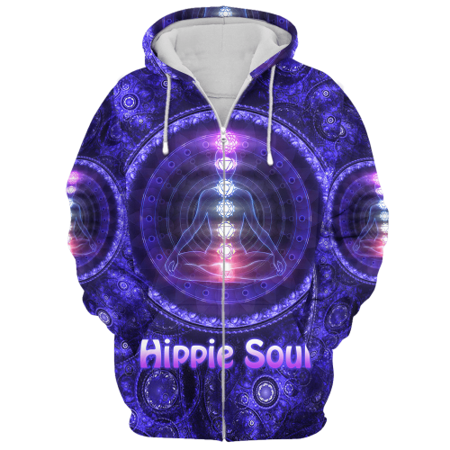 HIPPIE TTHI176 Premium Microfleece Zip Hoodie