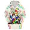 HIPPIE NV-HIPPIE-15 Premium Microfleece Zip Hoodie