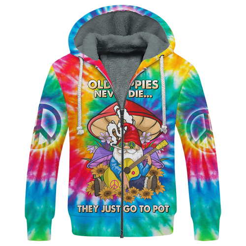 HIPPIE HBLTHI67 Premium Heavy Fleece Zip Hoodie