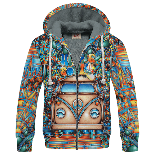 HIPPIE NV-HP-49 Premium Heavy Fleece Zip Hoodie HIPPIE NV-HP-49 Premium Heavy Fleece Zip Hoodie