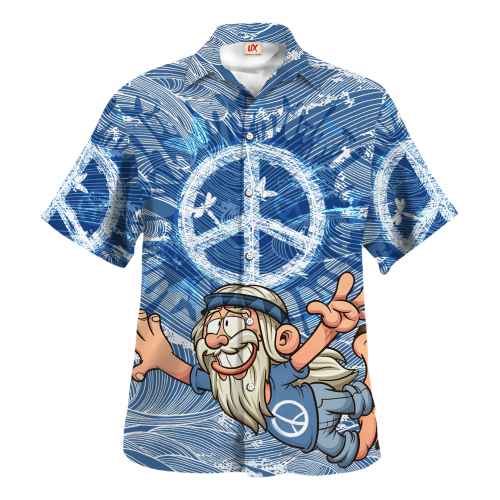 HIPPIE HBL-HP-47 Premium Hawaiian Shirt HIPPIE HBL-HP-47 Premium Hawaiian Shirt