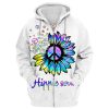 HIPPIE HBLHP62 Premium Microfleece Zip Hoodie HIPPIE HBLHP62 Premium Microfleece Zip Hoodie