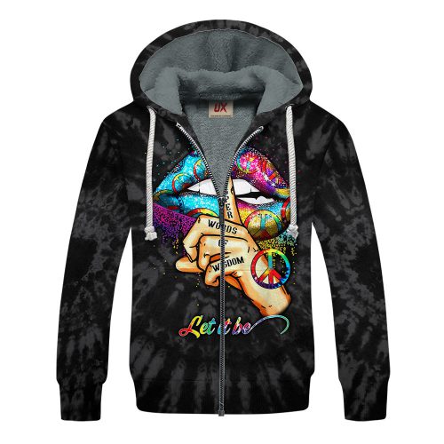 HIPPIE NVHI03 Premium Heavy Fleece Zip Hoodie HIPPIE NVHI03 Premium Heavy Fleece Zip Hoodie