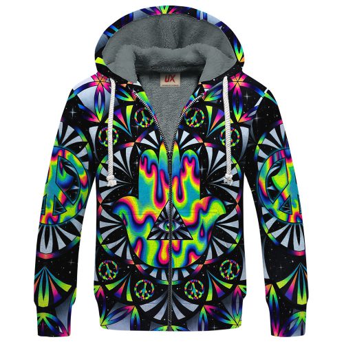 HIPPIE HBLHP65 Premium Heavy Fleece Zip Hoodie HIPPIE HBLHP65 Premium Heavy Fleece Zip Hoodie