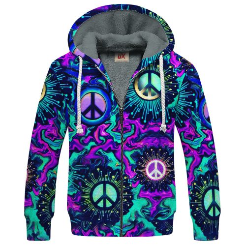 HIPPIE HBLHI70 Premium Heavy Fleece Zip Hoodie HIPPIE HBLHI70 Premium Heavy Fleece Zip Hoodie