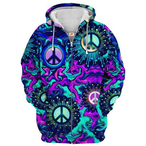 HIPPIE HBLHI70 Premium Microfleece Zip Hoodie HIPPIE HBLHI70 Premium Microfleece Zip Hoodie