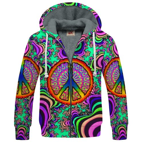 HIPPIE HBLHI72 Premium Heavy Fleece Zip Hoodie HIPPIE HBLHI72 Premium Heavy Fleece Zip Hoodie
