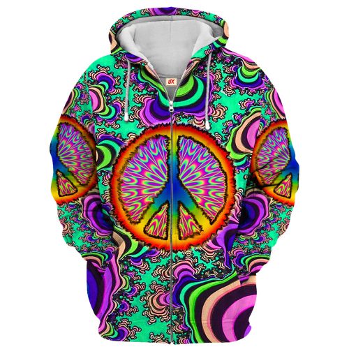 HIPPIE HBLHI72 Premium Microfleece Zip Hoodie HIPPIE HBLHI72 Premium Microfleece Zip Hoodie