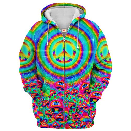 HIPPIE HBLHI77 Premium Microfleece Zip Hoodie HIPPIE HBLHI77 Premium Microfleece Zip Hoodie