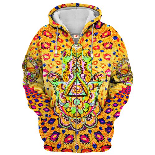 HIPPIE HBLHI80 Premium Microfleece Zip Hoodie HIPPIE HBLHI80 Premium Microfleece Zip Hoodie