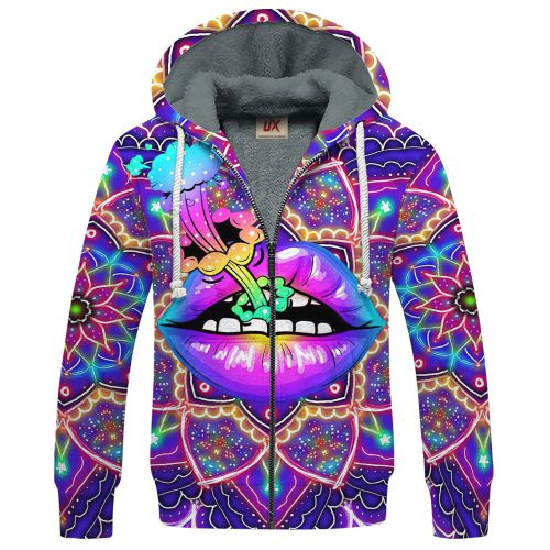 HIPPIE TQTHI03 Premium Heavy Fleece Zip Hoodie HIPPIE TQTHI03 Premium Heavy Fleece Zip Hoodie