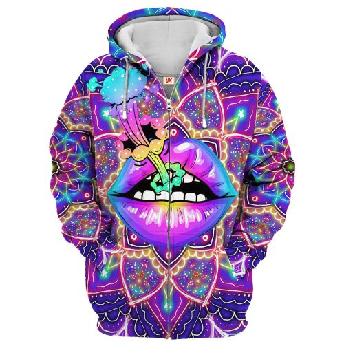 HIPPIE TQTHI03 Premium Microfleece Zip Hoodie HIPPIE TQTHI03 Premium Microfleece Zip Hoodie