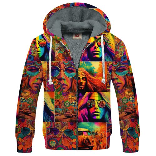 HIPPIE TQTHI06 Premium Heavy Fleece Zip Hoodie HIPPIE TQTHI06 Premium Heavy Fleece Zip Hoodie