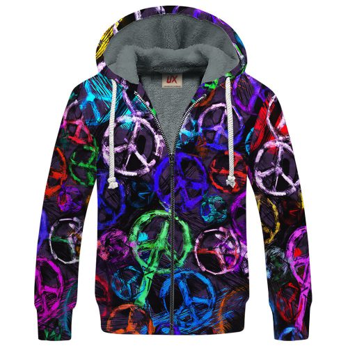 HIPPIE HBLTHI5 Premium Heavy Fleece Zip Hoodie HIPPIE HBLTHI5 Premium Heavy Fleece Zip Hoodie