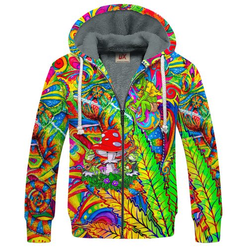 HIPPIE HBLTHI7 Premium Heavy Fleece Zip Hoodie HIPPIE HBLTHI7 Premium Heavy Fleece Zip Hoodie