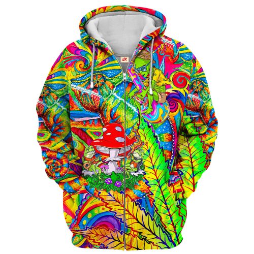 HIPPIE HBLTHI7 Premium Microfleece Zip Hoodie HIPPIE HBLTHI7 Premium Microfleece Zip Hoodie