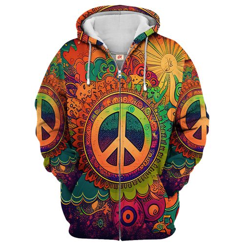 HIPPIE TQTHI08 Premium Microfleece Zip Hoodie HIPPIE TQTHI08 Premium Microfleece Zip Hoodie