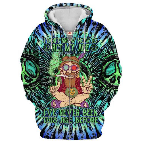 HIPPIE HBLTHI8 Premium Microfleece Zip Hoodie HIPPIE HBLTHI8 Premium Microfleece Zip Hoodie