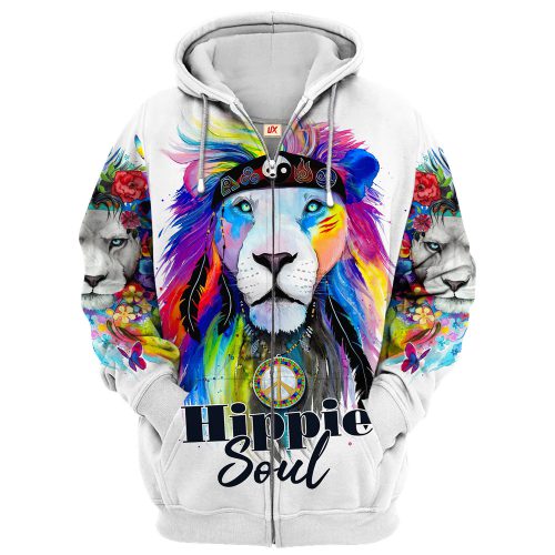 HIPPIE HBLTHI14 Premium Microfleece Zip Hoodie HIPPIE HBLTHI14 Premium Microfleece Zip Hoodie