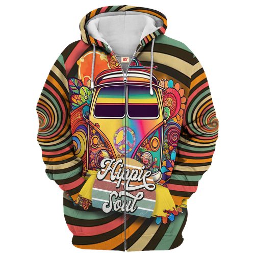 HIPPIE TQTHI20 Premium Microfleece Zip Hoodie HIPPIE TQTHI20 Premium Microfleece Zip Hoodie