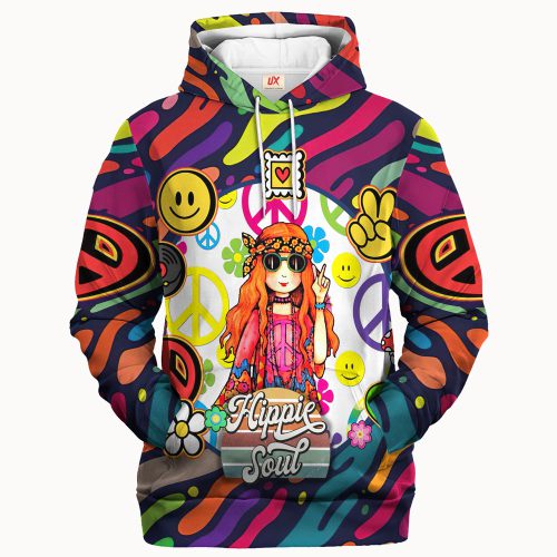 HIPPIE TQTHI24 Premium Microfleece Hoodie HIPPIE TQTHI24 Premium Microfleece Hoodie