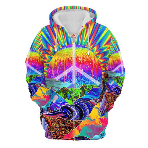 HIPPIE NVHI37 Premium Microfleece Zip Hoodie HIPPIE NVHI37 Premium Microfleece Zip Hoodie