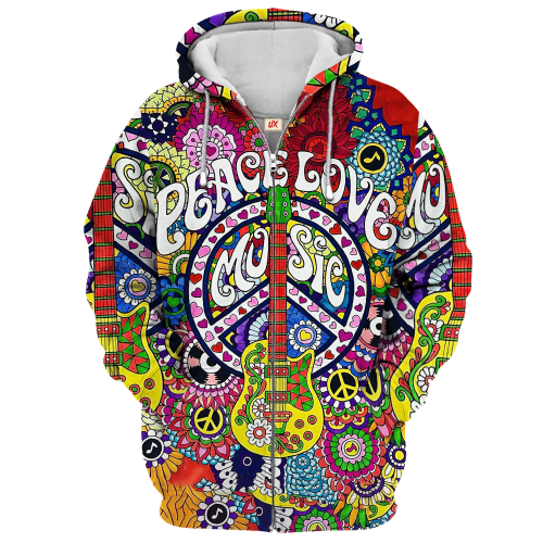 HIPPIE LTGO203 Premium Microfleece Zip Hoodie HIPPIE LTGO203 Premium Microfleece Zip Hoodie