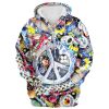 HIPPIE TQTHI32 Premium Microfleece Zip Hoodie HIPPIE TQTHI32 Premium Microfleece Zip Hoodie