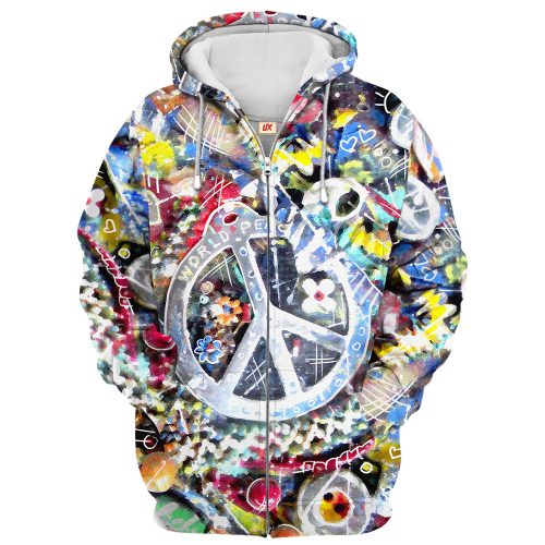 HIPPIE HBLTHI26 Premium Microfleece Zip Hoodie HIPPIE HBLTHI26 Premium Microfleece Zip Hoodie
